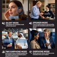 thumbnail image 5 of Olilia 3-in-1 AI Real-Time Language Translation Earbuds: 144 Languages & Accents Translation Device Earphones,Two-Way Translating,Long Battery Life, Ideal for Travel, Study, & Business - Black, 5 of 10