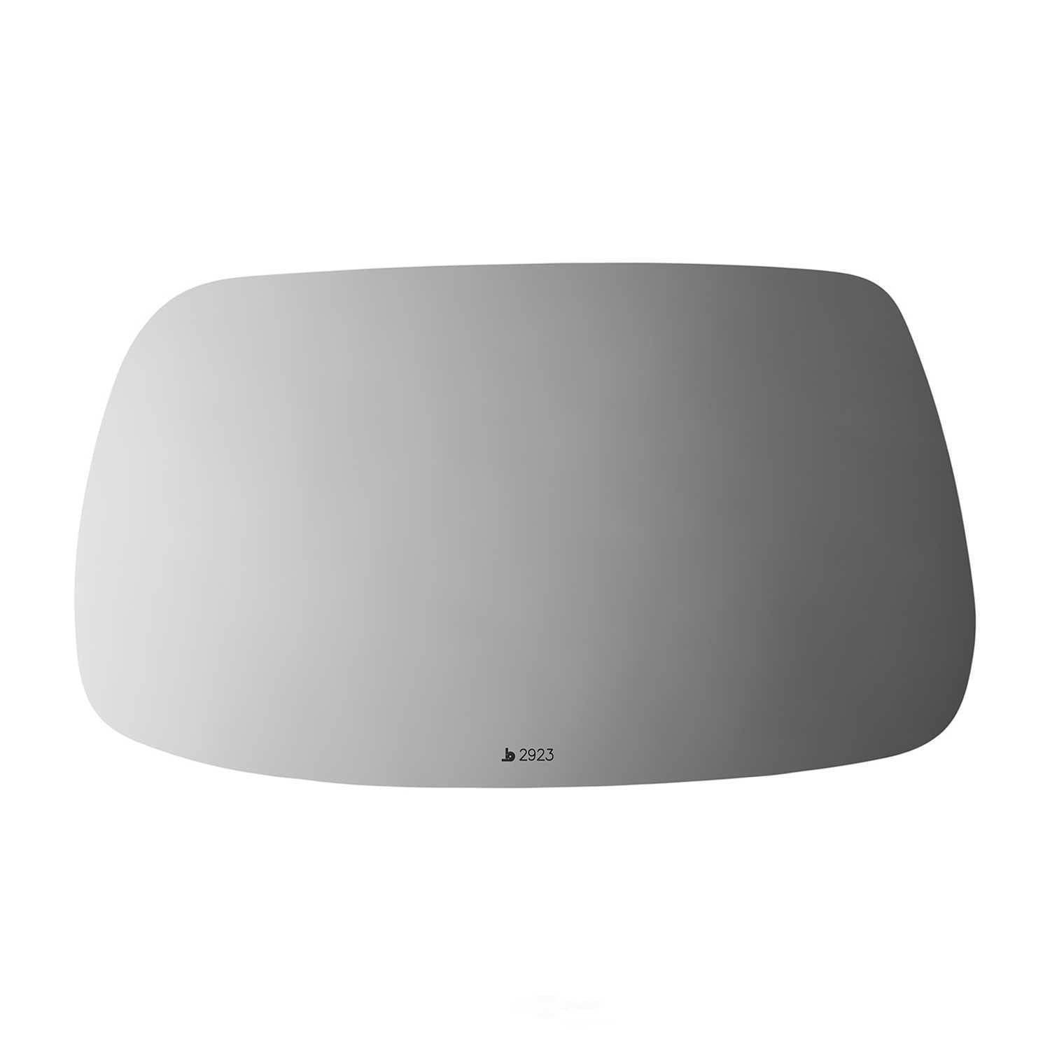 Burco Side View Mirror Replacement Glass - Clear Glass - 2923