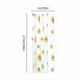 thumbnail image 4 of Cortina y mosquitera para balcón y salón con estampado de girasoles, ligera y permeable, cortina floral con girasoles para salón, dormitorio, cocina, hogar, juego de 2, 4 of 8