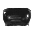 thumbnail image 5 of Women's Metallic Shiny Tube Top - Strapless Party Crop Top for Rave, Festival & Night Out Black, 5 of 5