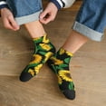 thumbnail image 3 of Pofeuu Sunflower 1 Print 30cm Socks, Adult Running Hiking Socks for Youth and Adult, 3 of 7
