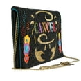 thumbnail image 2 of Mary Frances Horoscope Cancer Zodiac Clutch Black Beaded Limited Bag Purse Bag, 2 of 4