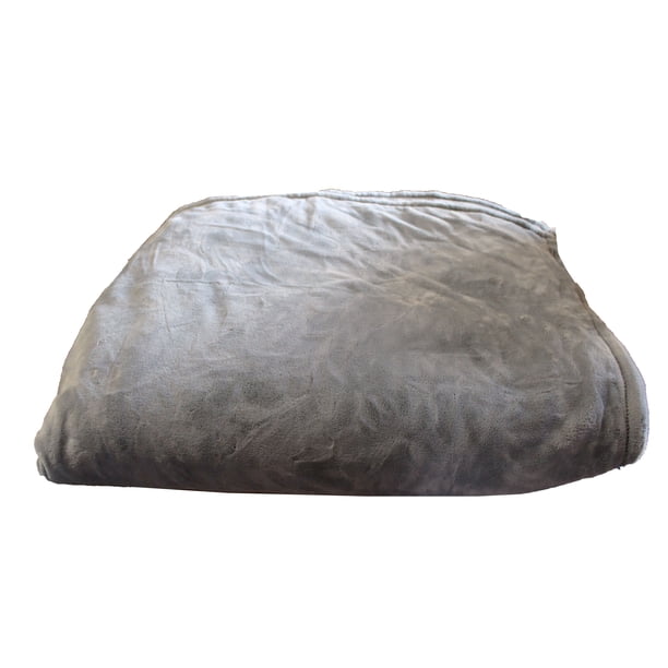 Berkshire Life LuxeLoft 100 Polyester Soft Grey King Blanket