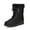#4 Black, variant on Winter Snow Boots for Women Waterproof Warm Faux Fur Lined Ankle Booties Comfortable Slip on Mid Calf Black Boot Winter Outdoor Shoes Black Size 5