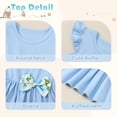 thumbnail image 5 of WESIDOM Toddler Girl Clothes Layered Ruffle Top Floral Shorts Cute Toddler Girls Summer Outfits 2Pcs Clothing Set, 5 of 13