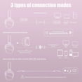thumbnail image 3 of Auriculares para juegos NUBWO G06 Dual Wireless con micrófono para PS5, PS4, PC, 3 of 7