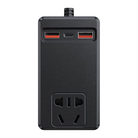 AOOOWER 12V/24V Universal Car Charging Inverter Power Adapter 150W 4 Intelligent USB Ports For Laptops Phones Travel Essential