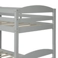 thumbnail image 7 of Hommoo Twin L-Shaped Bunk Bed with Trundle, Loft Bed for Kids, Gray, 7 of 7