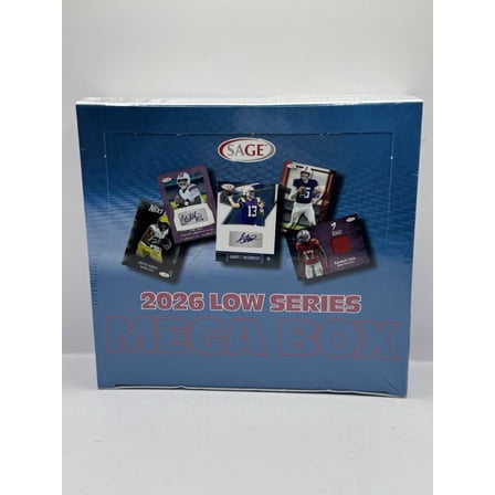 2026 SAGE Low Series Football Mega Box - Factory Sealed