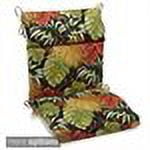 Blazing Needles 18" x 38" Tropique Raven Outdoor Chair Cushion
