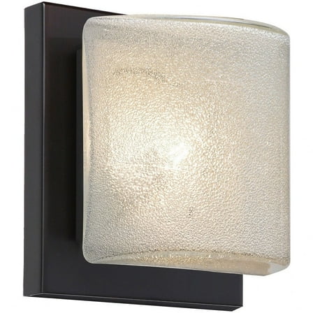 Besa Lighting - Paolo - 5.5 Inch 5W 1 LED Mini Wall Sconce-Bronze Finish-Glitter