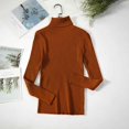 thumbnail image 2 of Pull Col Roulé Femme Base Intérieure Automne et Hiver Manches Longues Chaud Ajusté Couleur Unie Pull Ajusté, 2 of 5