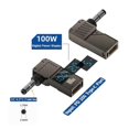 thumbnail image 2 of PD 100W Laptop Charging Adapter Type-C to DC 4.0x1.7mm Digital Display Zinc Alloy Charging Converter, 2 of 5