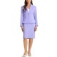 thumbnail image 1 of Conjuntos de falda para mujer INSPIRE CHIC, traje sin cuello, blazer y faldas lápiz, 2 piezas, atuendos elegantes, púrpura claro, 1 of 6