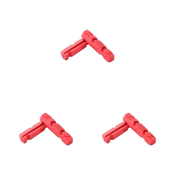 Naiovety 1 par de pastillas de freno, tope de rueda, accesorios de ciclismo, piezas de bicicletas para reemplazar rojo Type1 NO1
