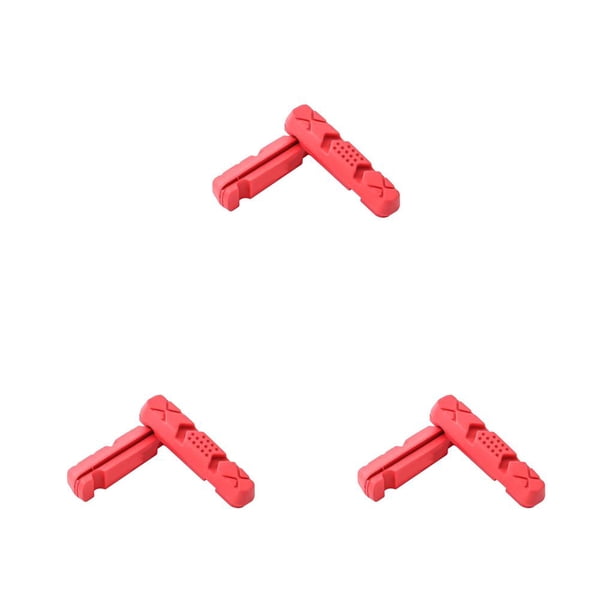 Naiovety 1 par de pastillas de freno, tope de rueda, accesorios de ciclismo, piezas de bicicletas para reemplazar rojo Type1 NO1