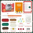 thumbnail image 3 of Wizardi Amigurumi DIY Crochet Kit - Christmas F07N8-M118, 3 of 5