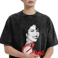 thumbnail image 3 of Selena Quintanilla Shirt Mens Vintage Washed T-Shirt Womens Oversized Shirts Short Sleeves Cotton Soft Tee Top Couple Clothes, 3 of 6