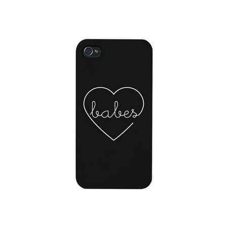 Best Babes-Right Black Matching Phone Case Gift For Apple iPhone (Best International Phone App For Iphone)