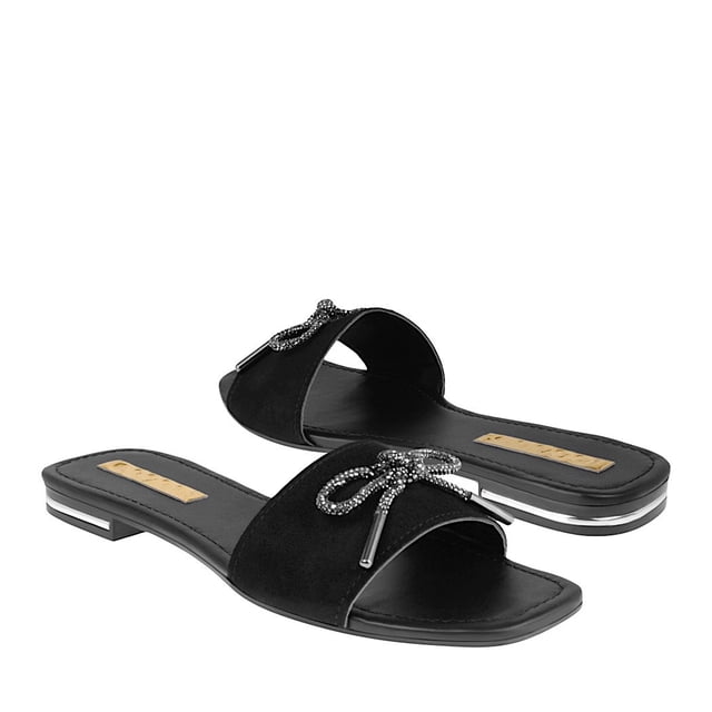 SANDALIAS DAMA STYLO 1303 SUEDE NEGRO Stylo 1303