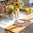 thumbnail image 4 of Round 13 Inch Placemats Set of 2, HeatResistant Non Slip Place Mats for Dining Table, Wipeable Braided Kitchen Table Mats for Housewarming, 4 of 9