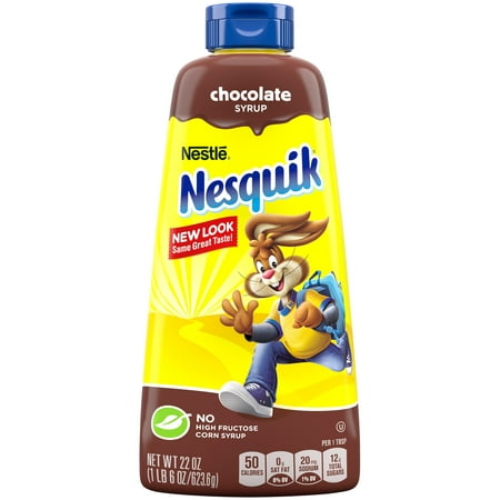 (3 pack) Nesquik Chocolate Syrup, 22 oz Bottle (Best Chocolate Syrup For Mocha)