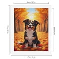 thumbnail image 2 of Paint by Numbers Kit for Adults, Dog Autumn Forest Leaves Cute Paint by Numbers, Easy Paint by Numbers Kit for Adults Beginner, DIY Adult Paint by Number Kits on Canvas, 12x16in Home Decor, 2 of 7