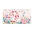 thumbnail image 2 of Watercolor Cute Unicorn Bath Mat 39x20 Non-Slip Bathroom Rugs Absorbent Soft Plush Quick Dry for Tub Shower Kitchen Home Decor, 2 of 8