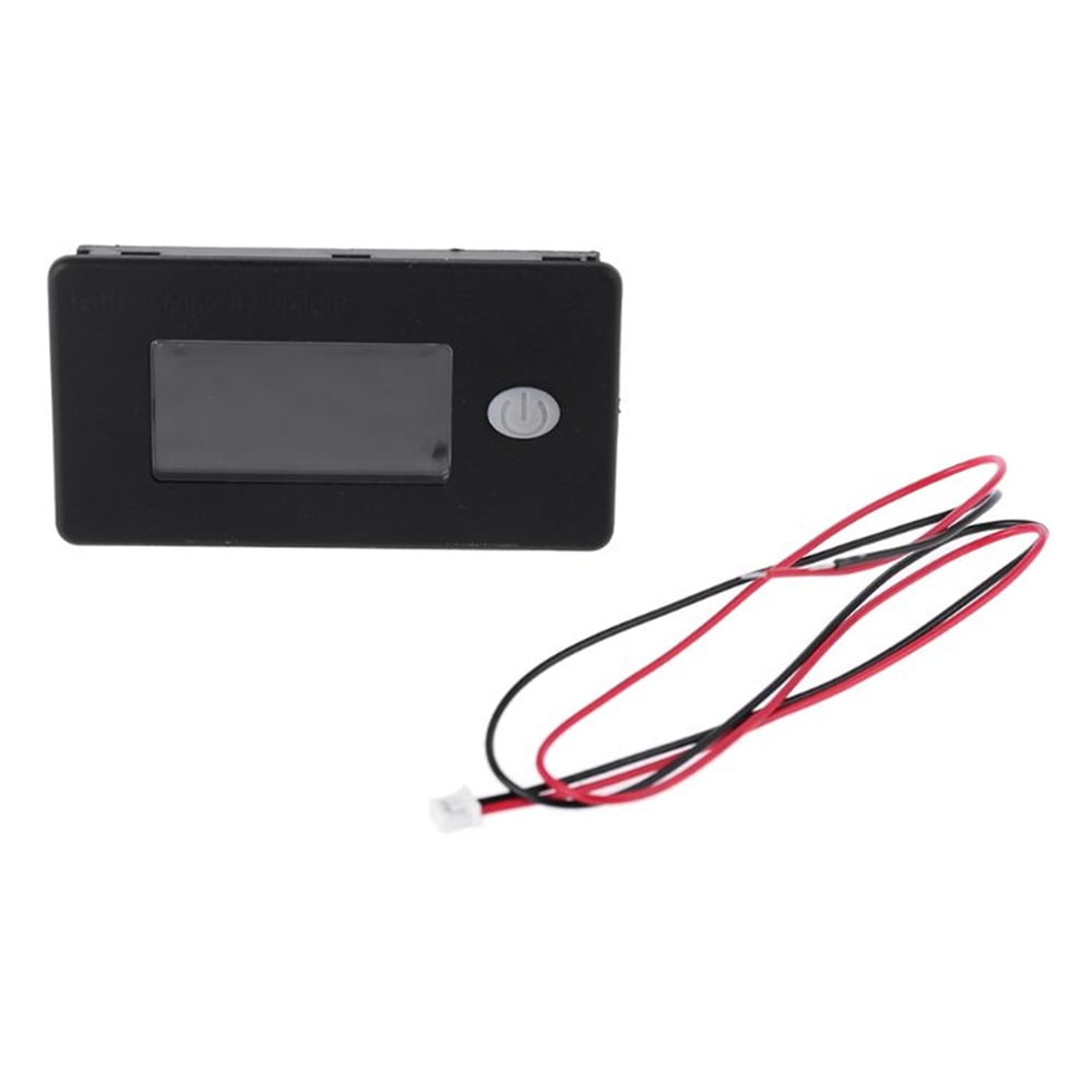 TopMax Car Voltmeter Battery Capacity Temperature Monitor, Acid