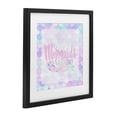 thumbnail image 2 of Stupell Industries Coastal Pastel Mermaids Only Black Framed Print Under Glass, 16 x 16, by Kim Allen, 2 of 8