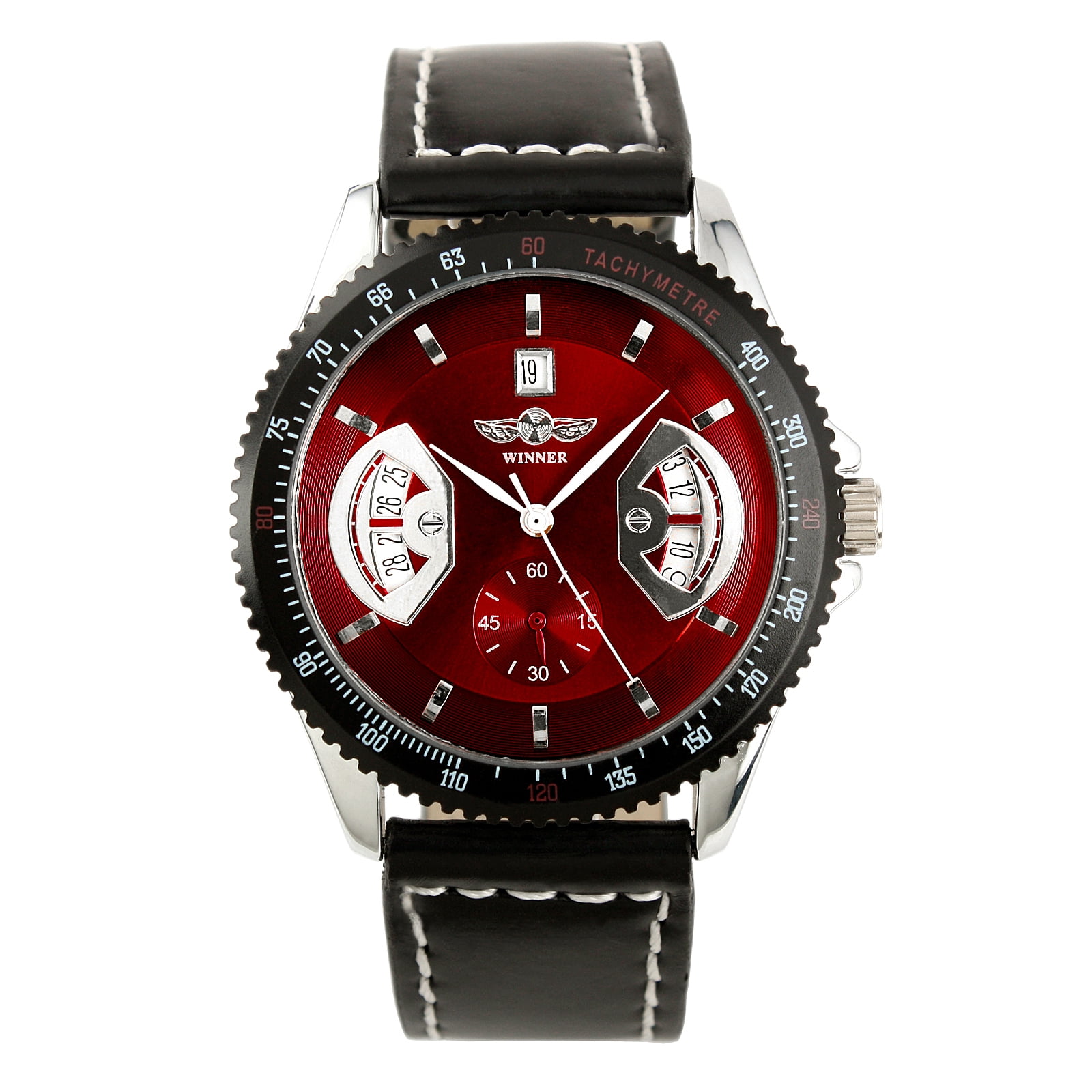 black watch with red face