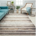 thumbnail image 2 of Mason Brooks Cressida CA20B Gazey Gray Stripe Contemporary Gray Area Rug, 2'6" x 4', 2 of 10
