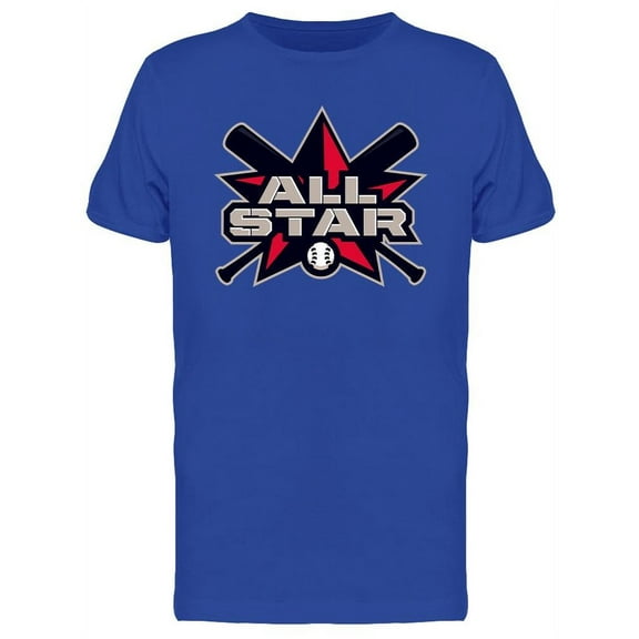 All Star Baseball Game  T-Shirt Men -Image by Shutterstock, Male x-Large