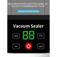 thumbnail image 4 of Outdoor & Home Food Vacuum Sealer Machine, Fully Automatic Vacuum Pump, Wet & Dry Use, USB Rechargeable Sealer, Battery Capacity: 2000mAh, 4 of 9