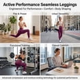 thumbnail image 7 of 3D Leggings for Women, High Waisted Body Sculpt Compression Workout Leggings, Yoga Pants, Pilates, Gym, Casual, 7 of 7