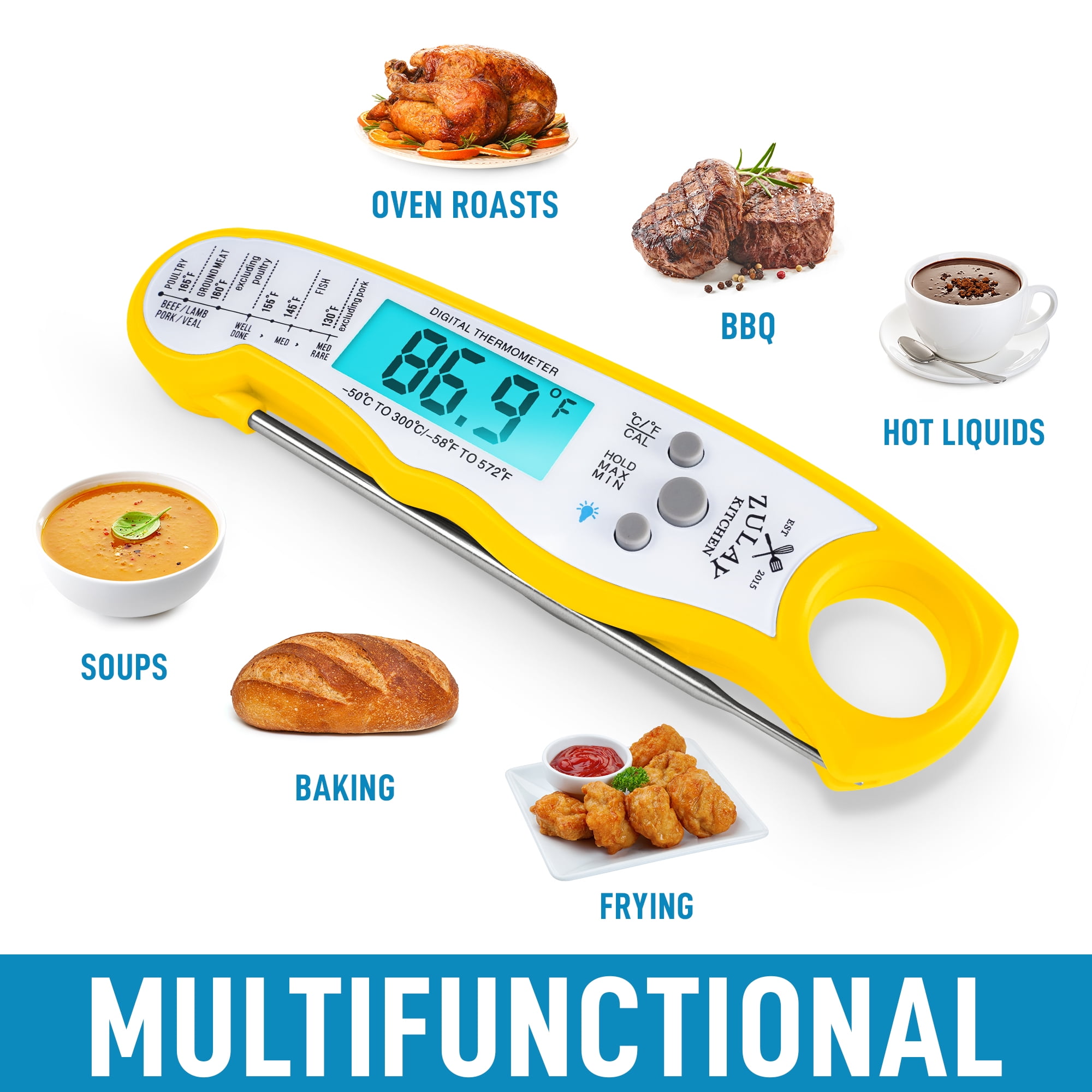 China Customized Waterproof Digital Kitchen Thermometer For Meat Water Milk Cooking  Food Suppliers, Manufacturers, Factory - Low Price - GVDA