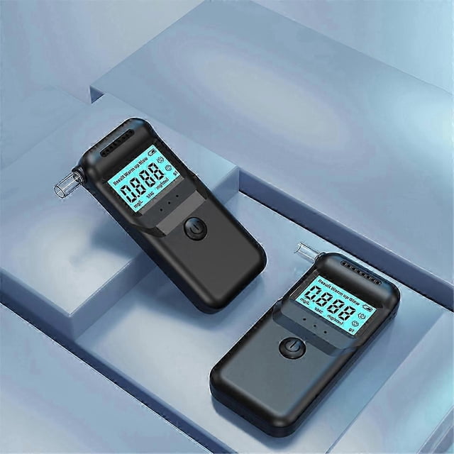 Alcoholímetro portátil con pantalla LCD, detector de alcohol preciso, analizador de aliento para uso doméstico.