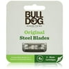 Bulldog Mens Skincare and Grooming Original Razor Blades Refills for Men, 4 Count