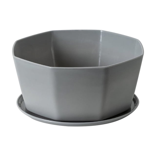 Yhmxh Garden Decor Resin Plastic Fleshy Flower Pot Balcony Potted Green Radish Plant Imitation Ceramic With Bottom Support Thickened Big Garden Decor for Outside Gardening Tools
