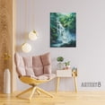 thumbnail image 3 of Jungle Waterfall Amazon Rainforest Canvas Wall Art Print 24X32", 3 of 4