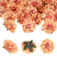 thumbnail image 1 of Uxcell 30-Pack Cabezas de Peonías Artificiales, Cabeza de Peonía de Seda Falsa de 2.4 Pulgadas para Boda/Ramo/Pared de Flores [Naranja, 6cm], 1 of 7