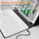 thumbnail image 3 of Funda Teclado KVTVOU para iPad 9ª/8ª/7ª Generación (10.2 Pulgadas, 2021/2020/2019), Teclado Bluetooth Inalámbrico Magnético Desmontable, Funda Folio con Soporte y Porta Lápiz, Negro, 3 of 9