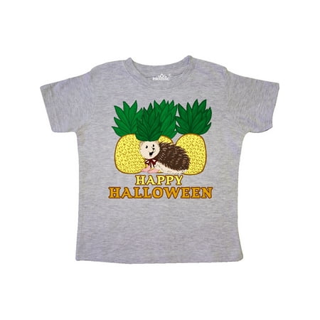 

Inktastic Happy Halloween Hedgehog with Pineapple Gift Toddler Boy or Toddler Girl T-Shirt