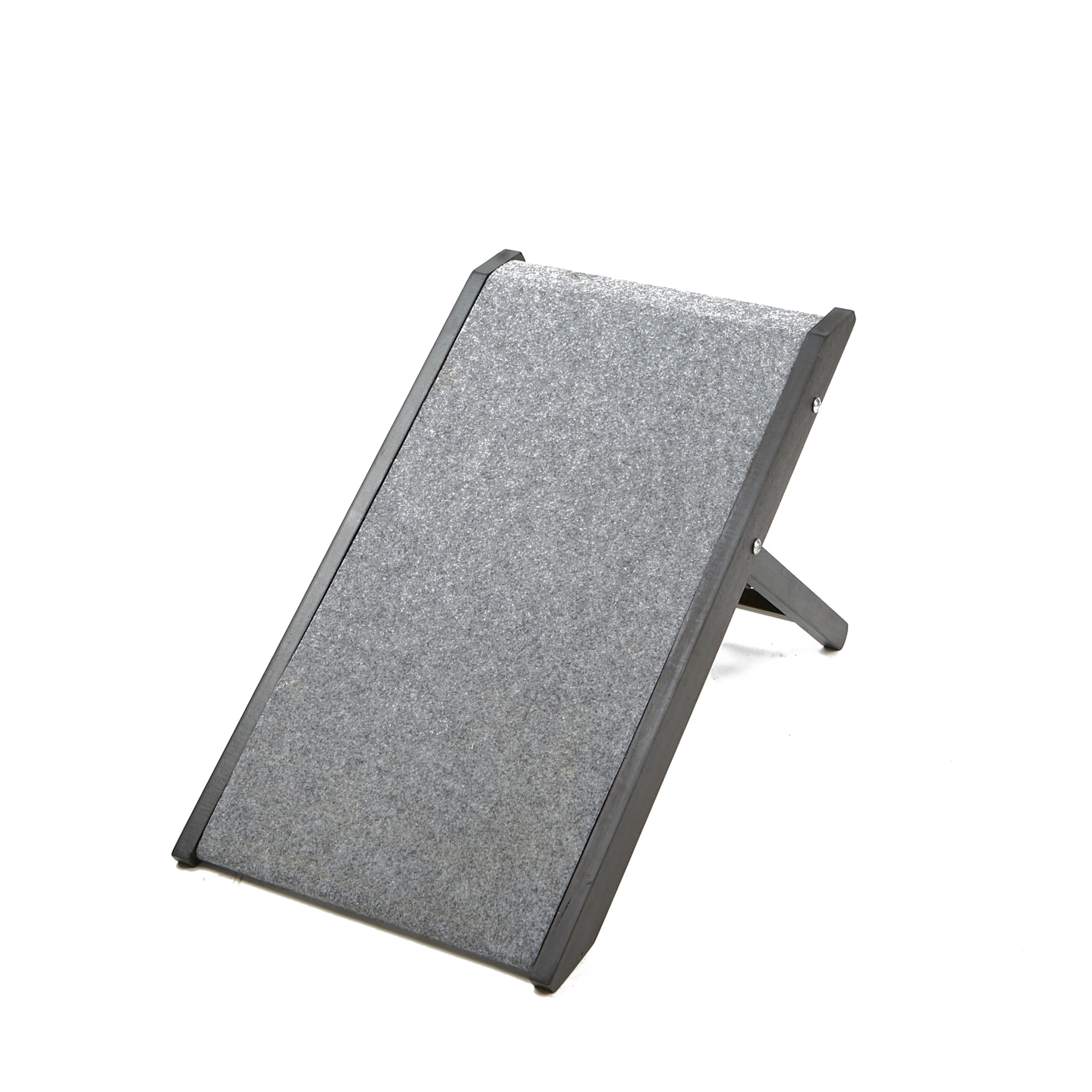 Mind Reader Foldable Pet Ramp, Portable, Lightweight, Grey