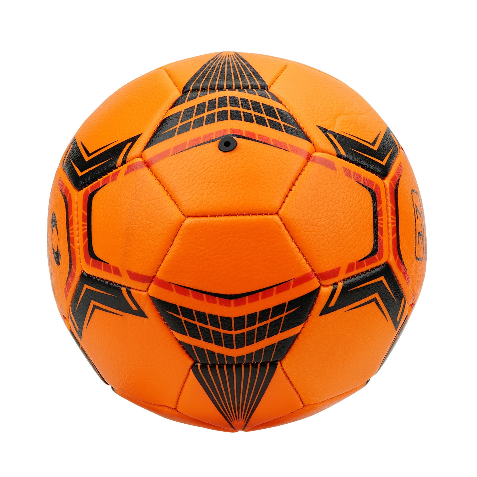 Size 4 Training Futsal Ball, Low Bounce Indoor Soccer Ball (Orange)