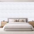 thumbnail image 3 of Dundee Deco 3D Peel and Stick Wall Panels, White, Set of 10, Covers 55 sq ft, 3 of 6