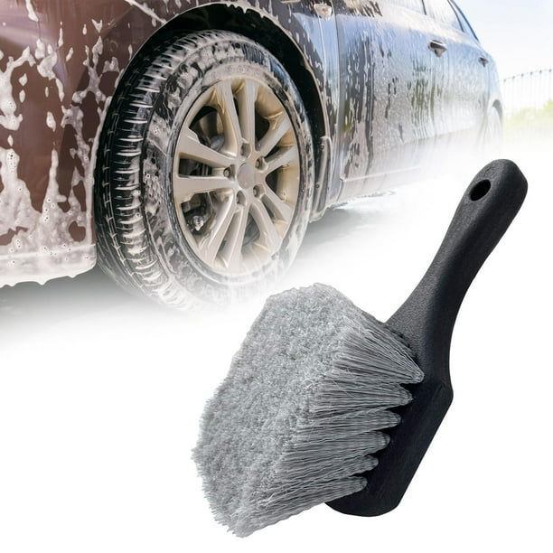 Cepillo para neumáticos de coche, cepillo de limpieza, cepillo para alfombras de coche, cepillo profesional para neumáticos de ruedas, cepillo para la