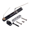 thumbnail image 1 of 4X Noir 5 Cordes Kit de Ponts Ronds Sans Tête Accessoires de Guitare, 1 of 6