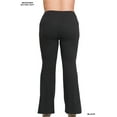 thumbnail image 5 of Zenana Regular and Plus Size Buttery Soft Banded High Waist Flared Leg Yoga Pants, 5 of 5
