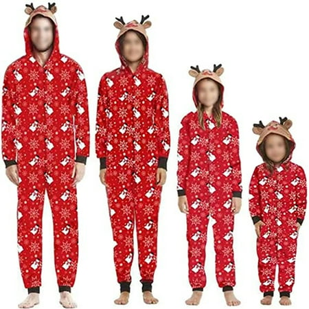 

JBEELATE Family Mums Matching Christmas Pajamas PJs Sets Xmas Gift Sleepwear Nightwear Outfit Clothes Red